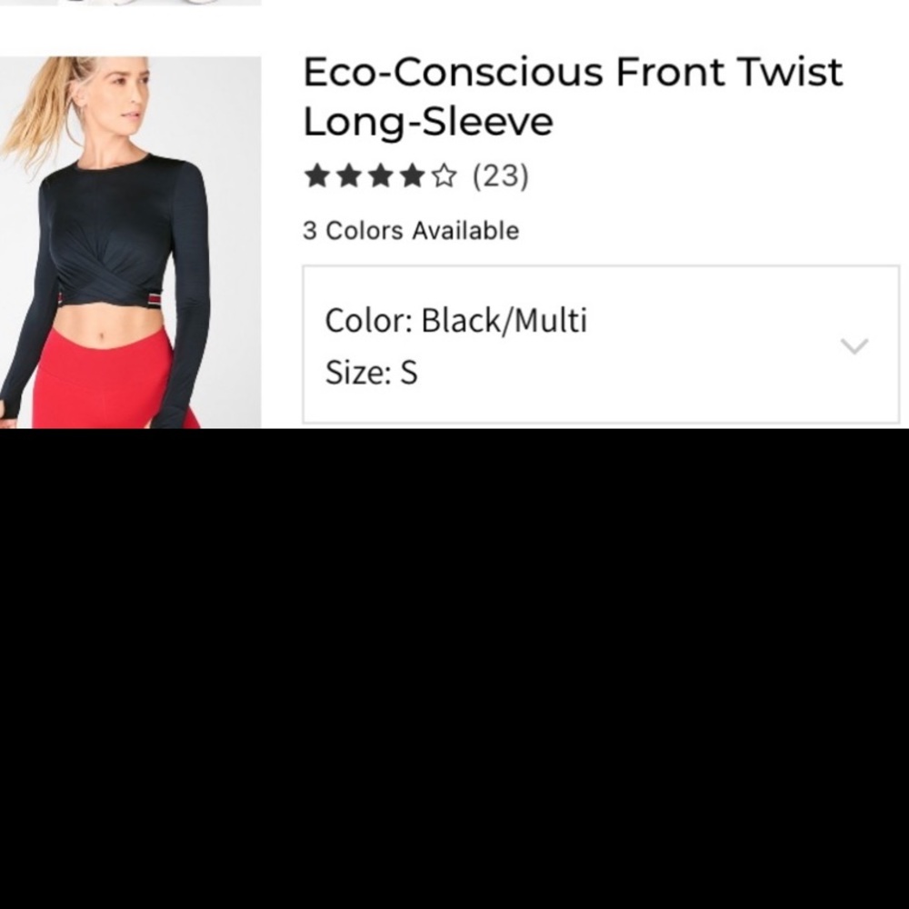 Fabletics long sleeve top